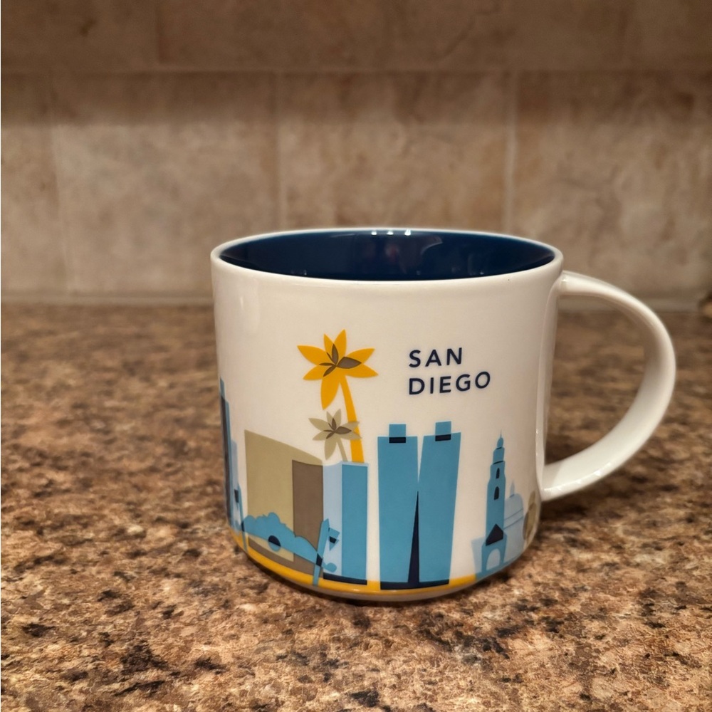 Starbucks San Diego Mug - Blue and White